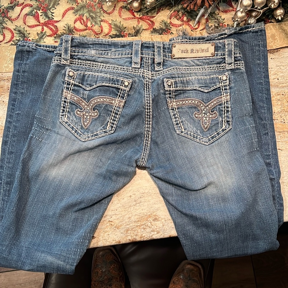 Rock Revival denim jeans Vivian Boot. Size 29